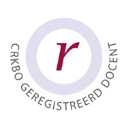 logo CRKBO geregistreerd docent op witte achtergrond